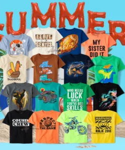 Áo cộc tay cotton bé trai(16-55kg) dư xịn,Áo phông mùa hè cho bé trai, áo thun hè cho bé