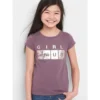 Áo thun Gap cotton bé gái 4-16Y(16-45kg) xuất dư